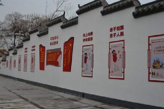 绥德墙体彩绘-乡村文化墙