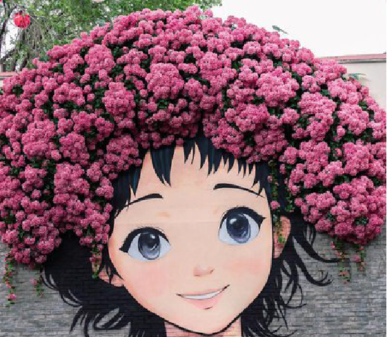 绥德墙体彩绘-网红墙打卡