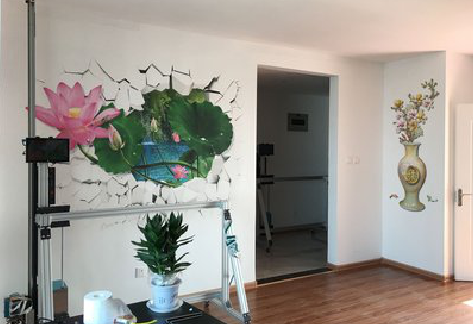 绥德墙体彩绘相比墙纸的优势。